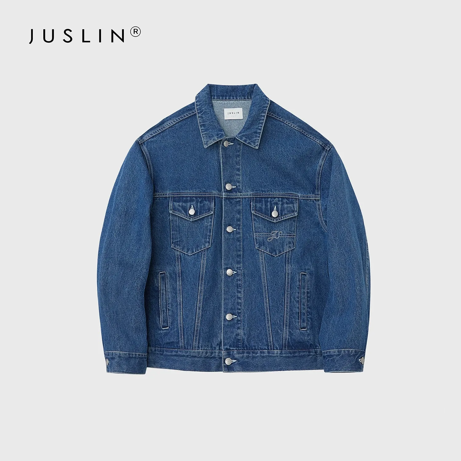 Cotton-feeling Twill Denim Jacket and Pants
