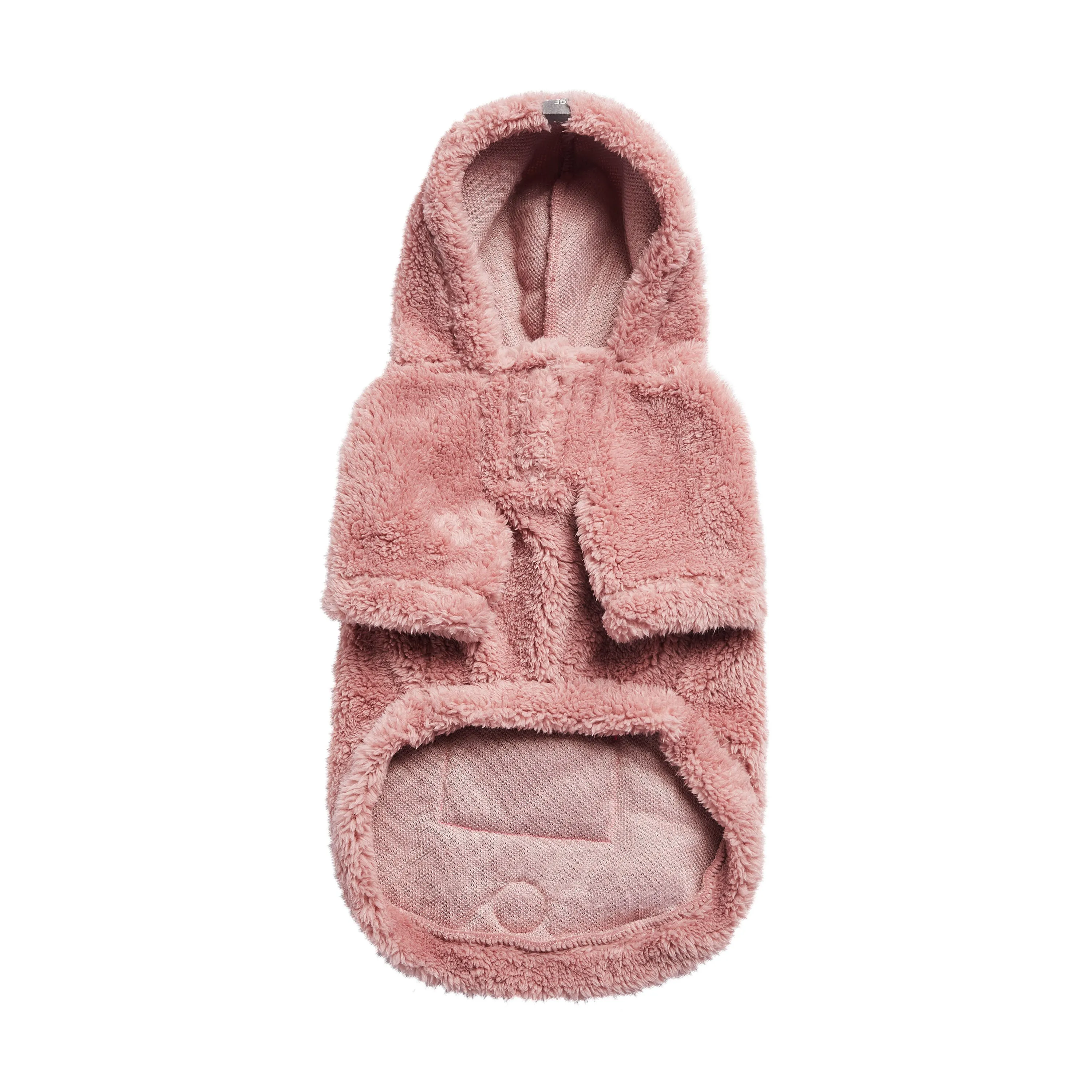 Cozy Fleece Dog Hoodie - Pink