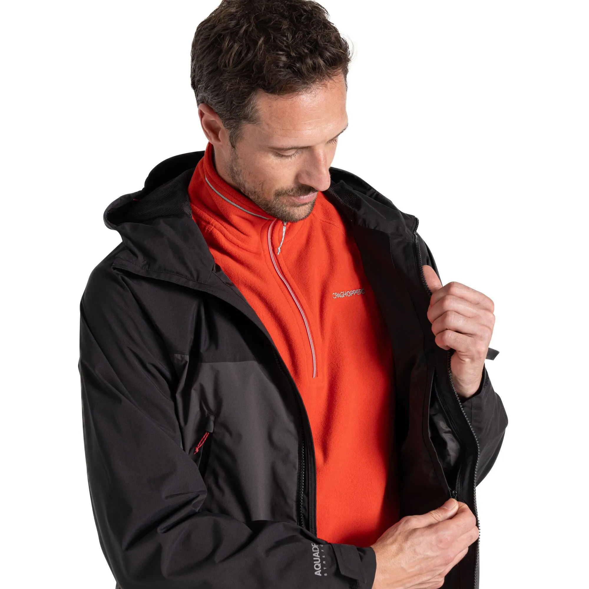 Craghoppers Mens Diggory Waterproof Breathable Windproof Walking Hiking Jacket