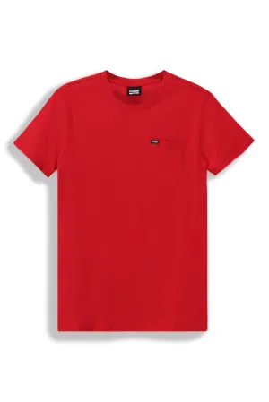 Crew Neck T-Shirt _ 156755 _ Fire Red