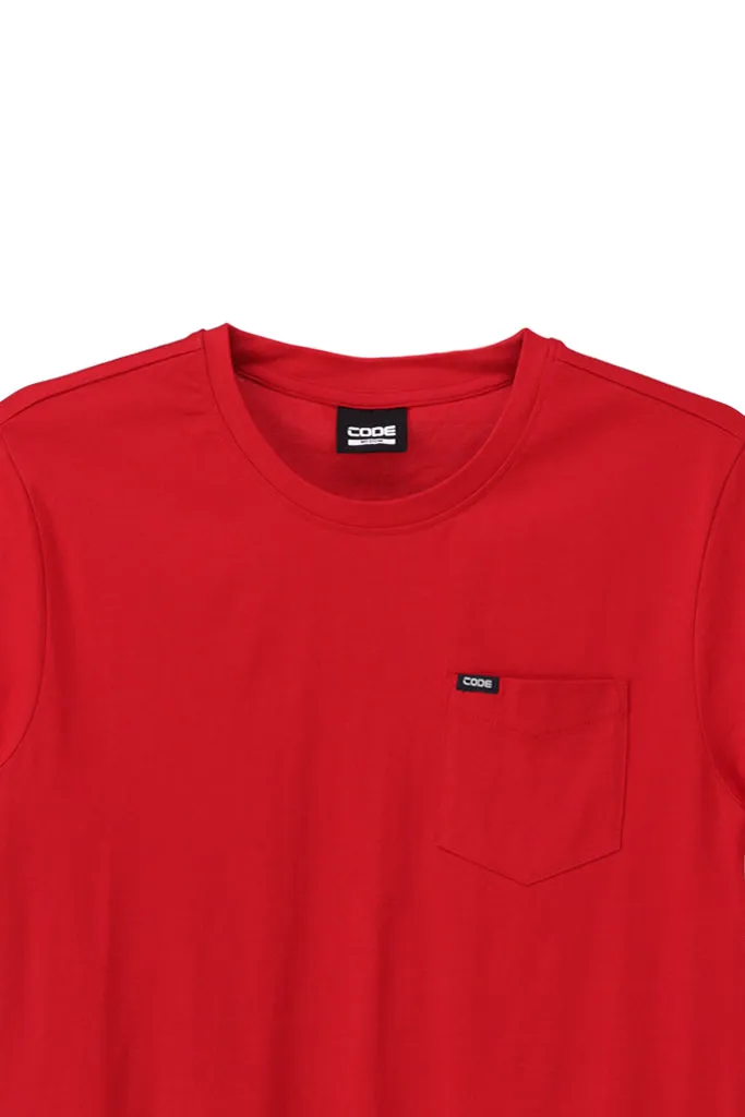 Crew Neck T-Shirt _ 156755 _ Fire Red