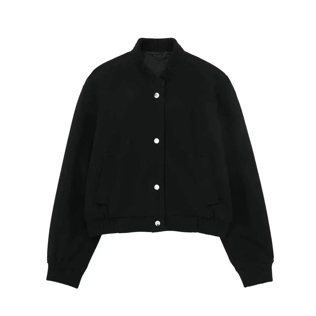 Cropped bomber jacket - Stylish design for modern women