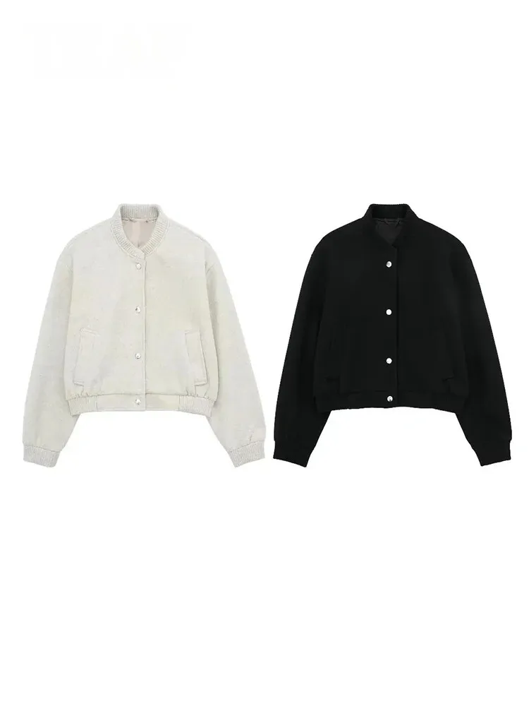 Cropped bomber jacket - Stylish design for modern women