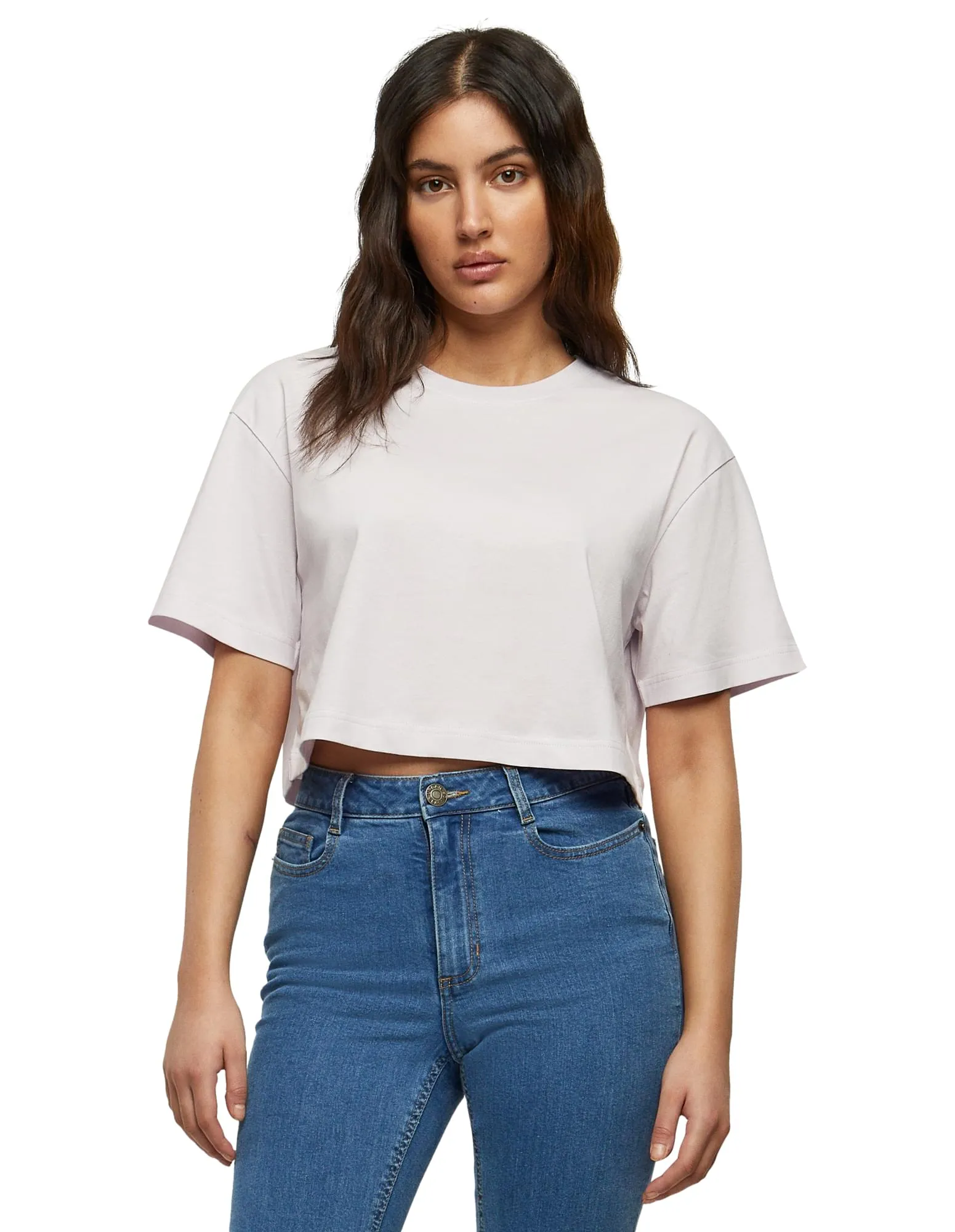 Damen Comfy Shop, Salon & Studio Kurzes, oversized T-Shirt mit Ihrem Logo