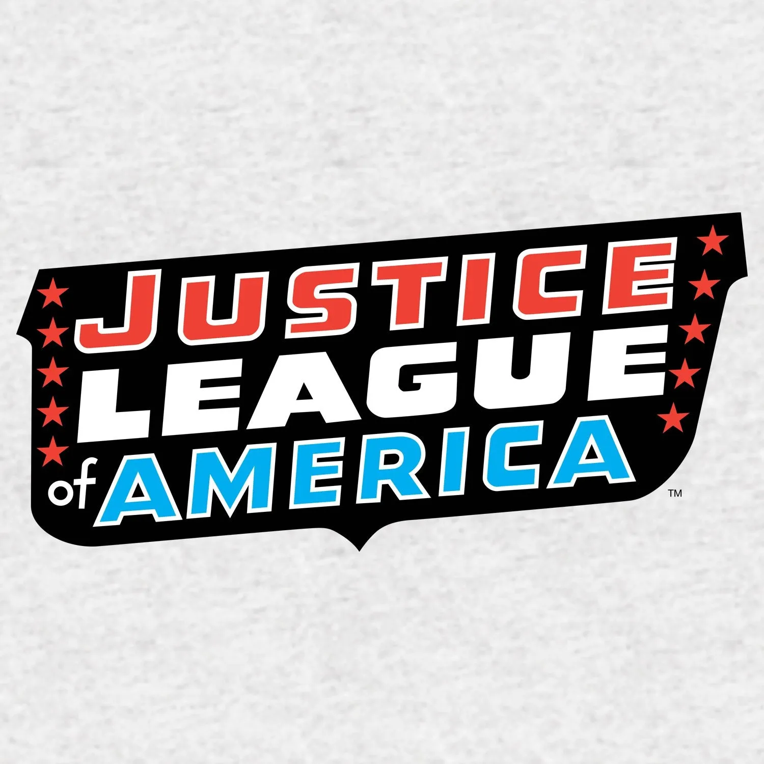 DC Comics Justice League JLA Classic Logo Official Women's T-shirt (Sports Grey)