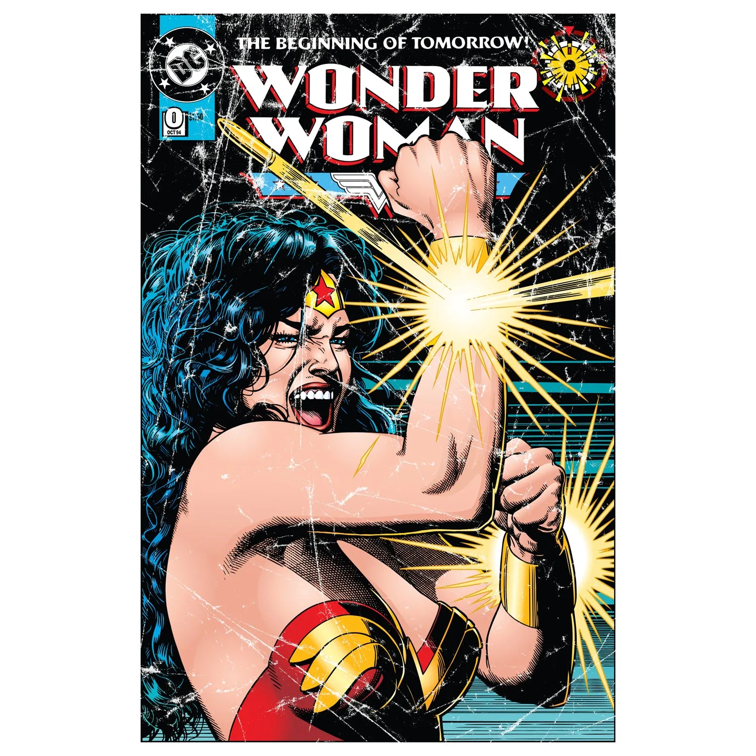 DC Comics Wonder Woman Cover #0 Official Women's T-shirt (White)