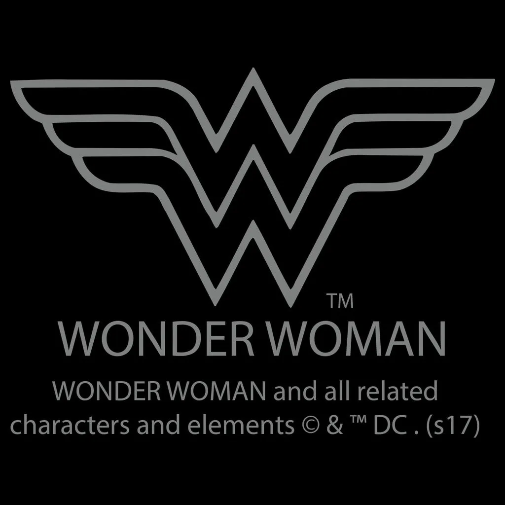 DC Comics Wonder Woman Cover 38 Xmas Official Women's T-shirt (Black)