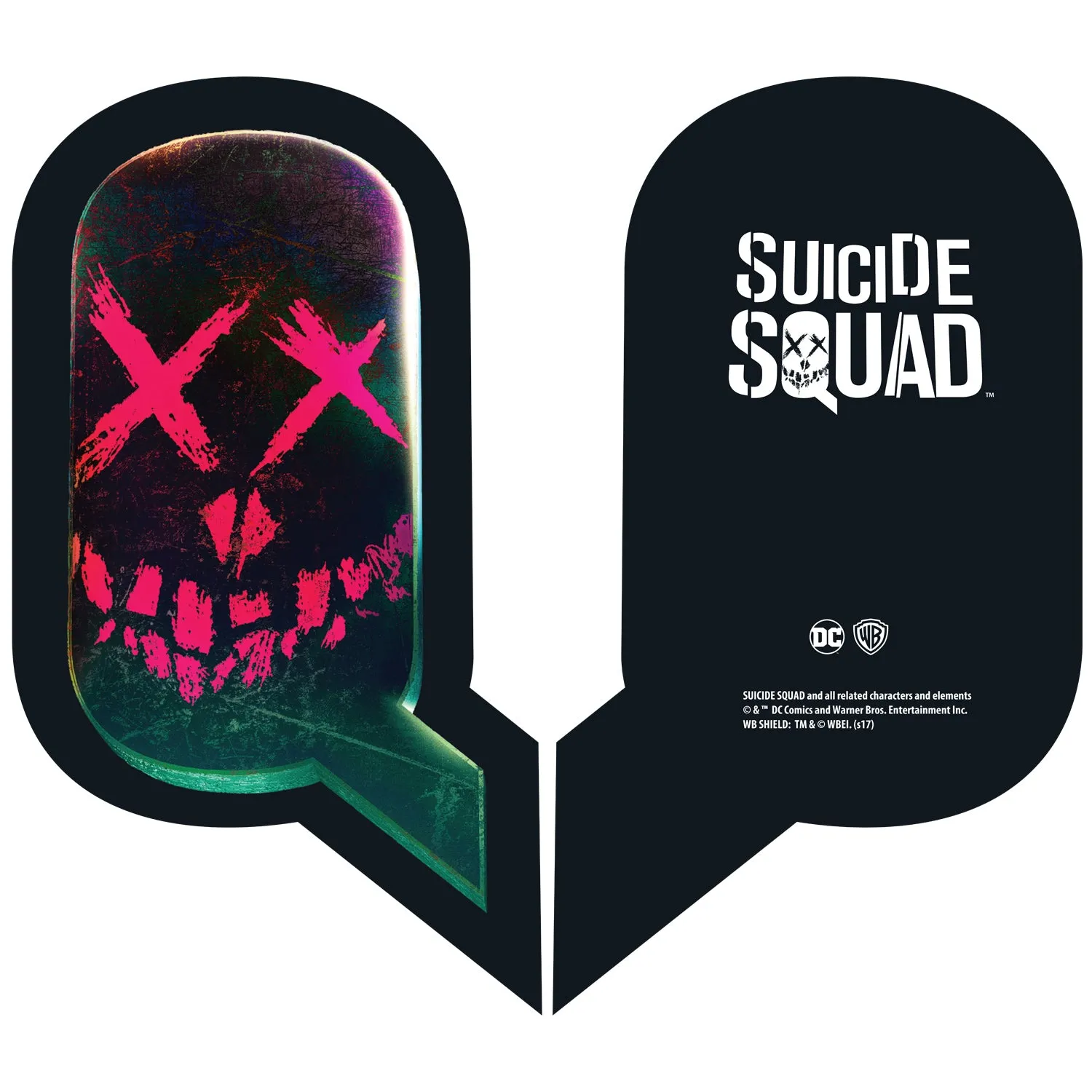 DC Suicide Squad Joker Logo Official Women's T-shirt (Black)