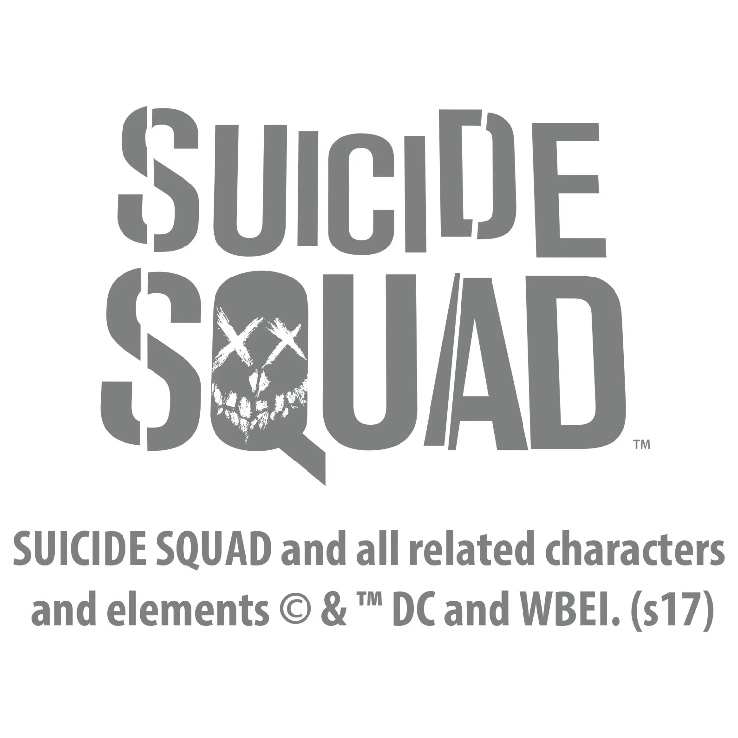 DC Suicide Squad Logo Splat Official Women's T-shirt (White)