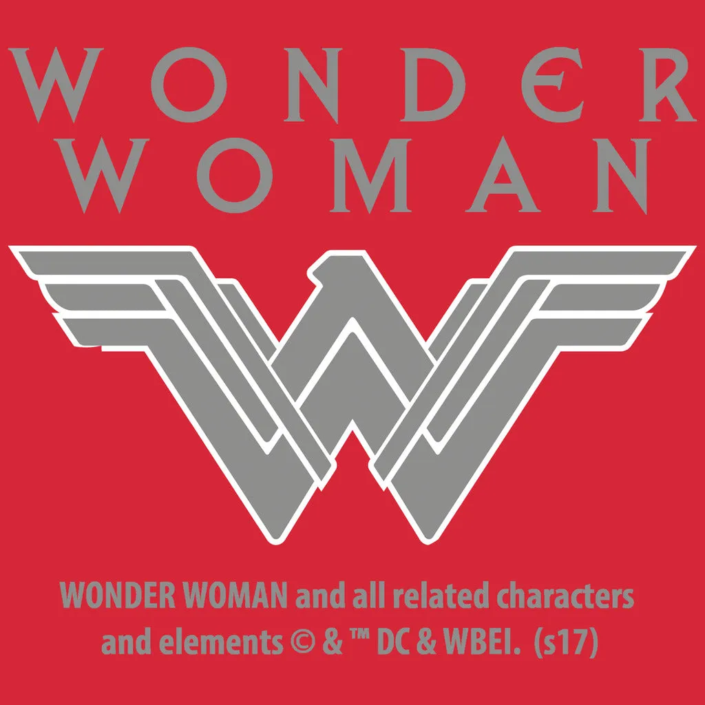 DC Wonder Woman Circle Victory Official Women's T-shirt (Red)