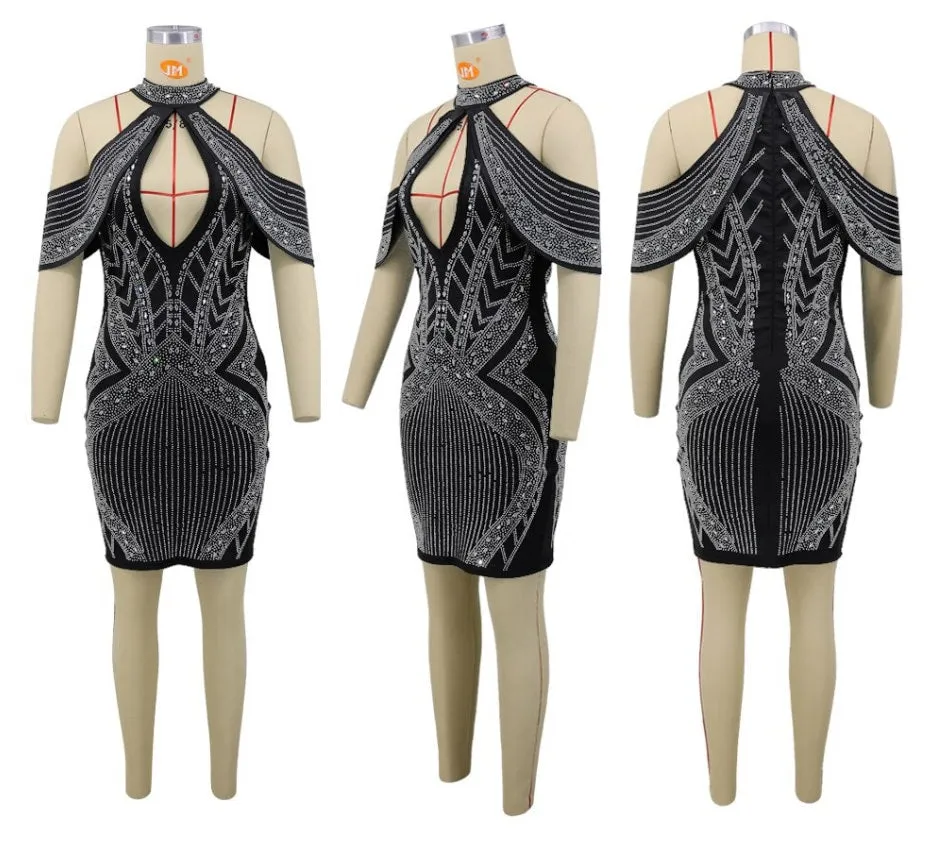 Diamond Dress | Rhinestone Dress | Dress with Diamonds | Party Dress | Nightclub Dress | Dress | Sexy Dresses | Girls Dress | Sexy Dress