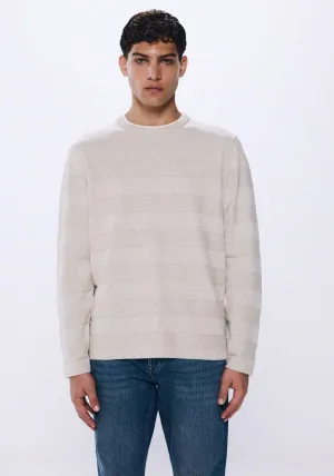 Double collar jumper - Grey / Silver