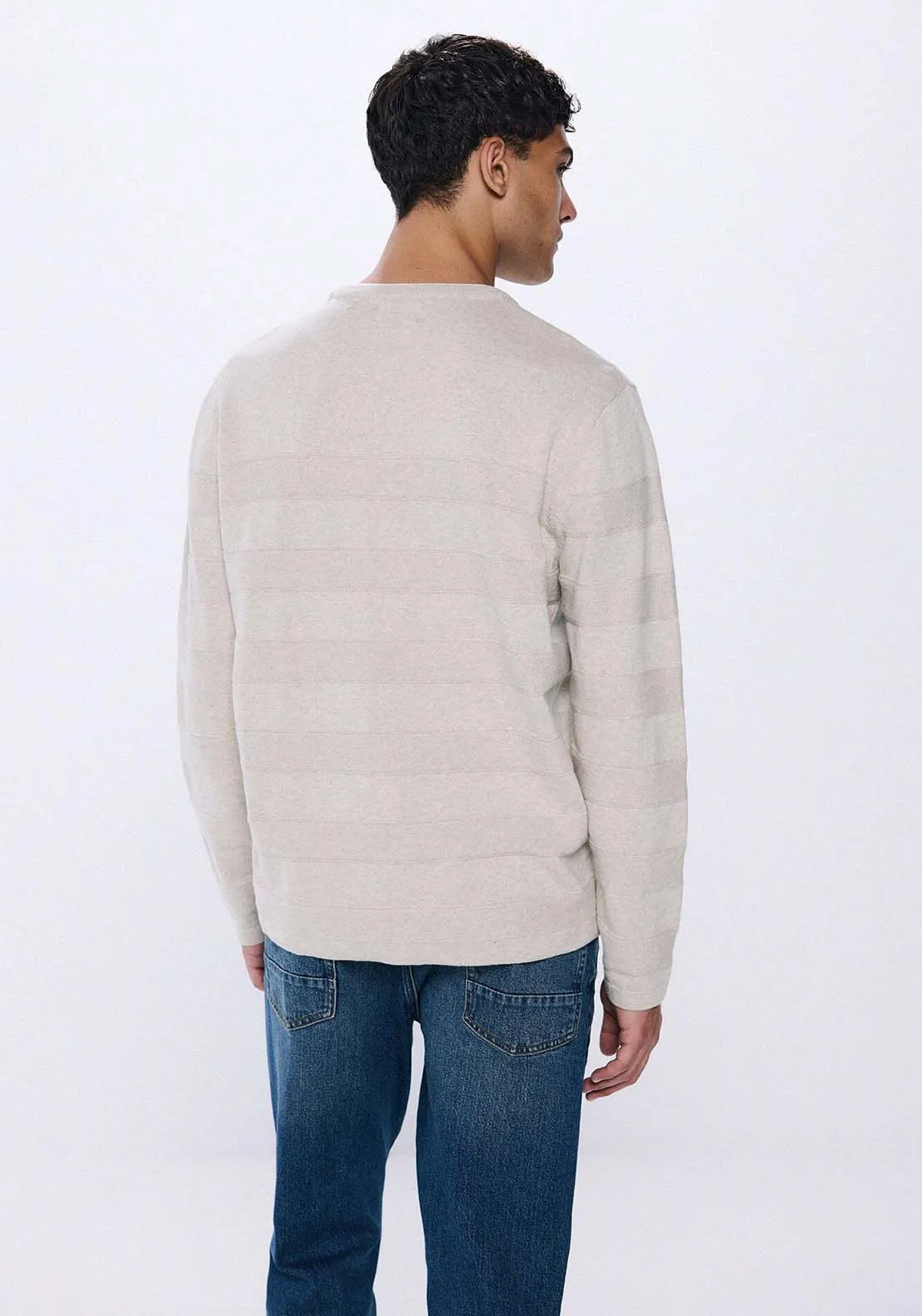 Double collar jumper - Grey / Silver