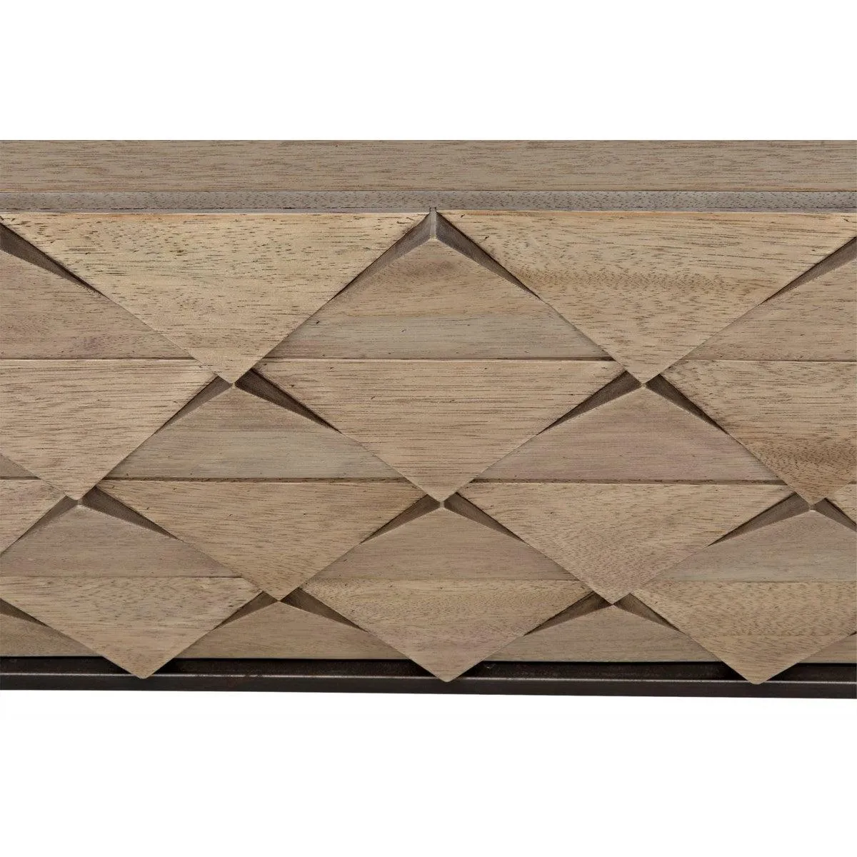 Draco Sideboard with Steel Stand, Washed Walnut