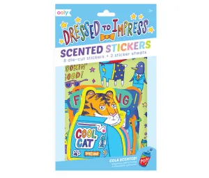 dressed to impress scented stickers