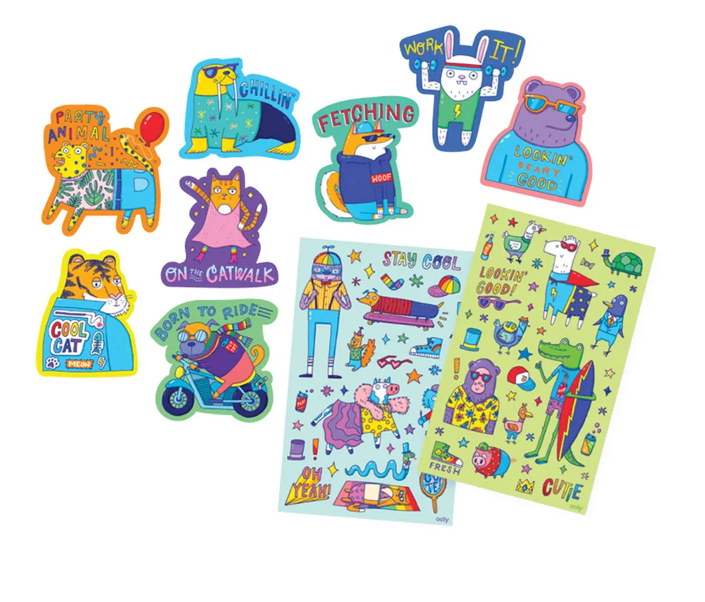 dressed to impress scented stickers