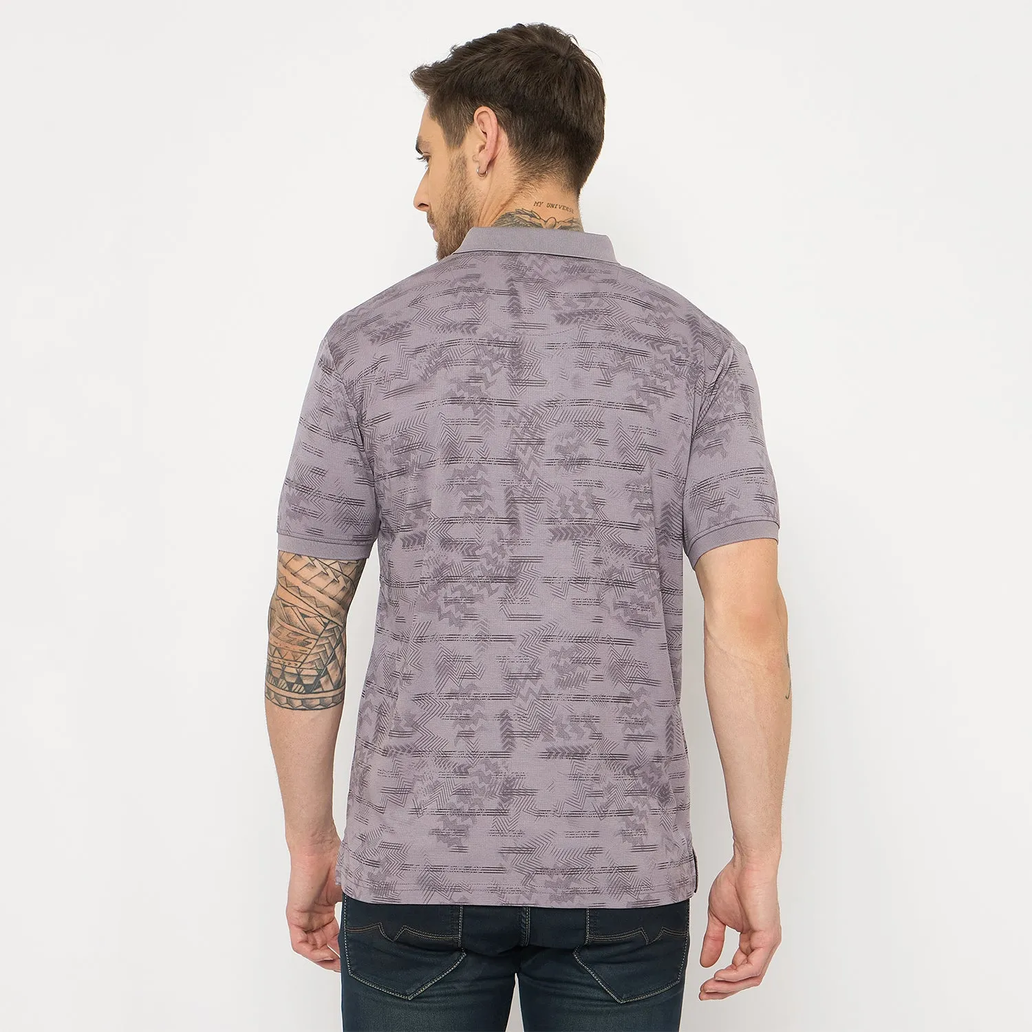 Duke Men Half Sleeve Cotton Tshirt (LF7408)