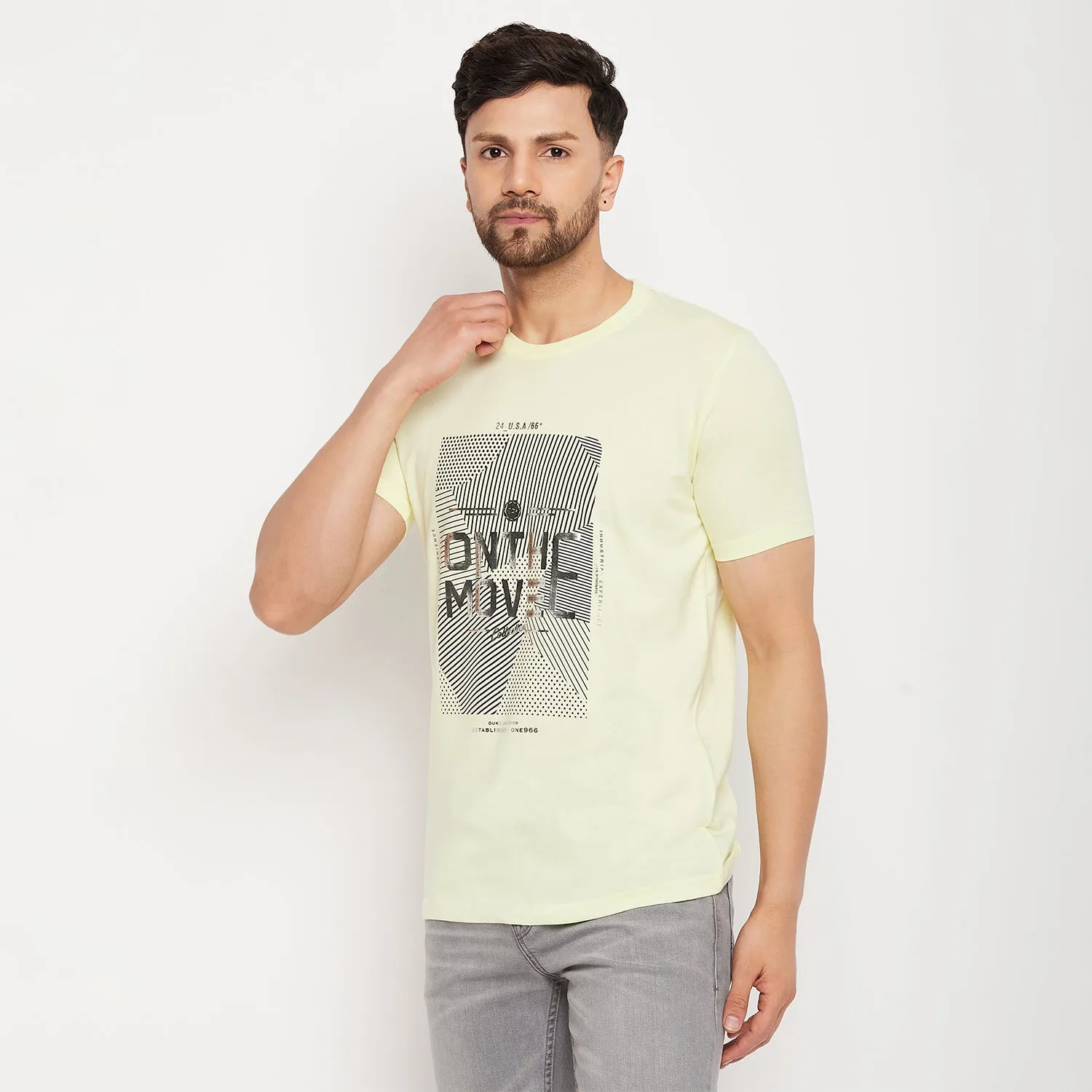 Duke Stardust Men Half Sleeve Cotton T-shirt (1030)