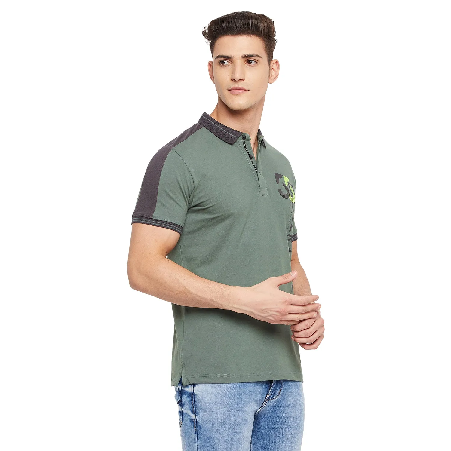Duke Stardust Men Half Sleeve Cotton T-shirt (LF5207)