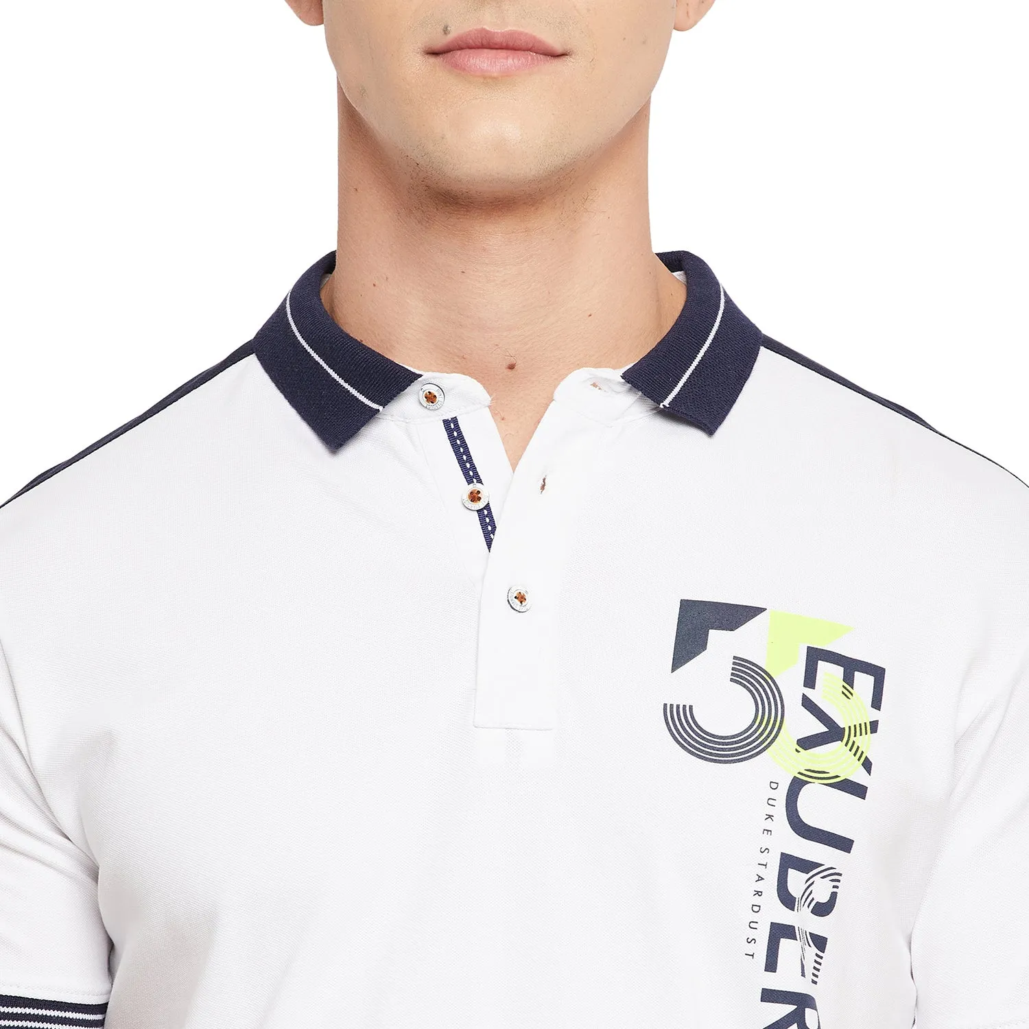 Duke Stardust Men Half Sleeve Cotton T-shirt (LF5207)