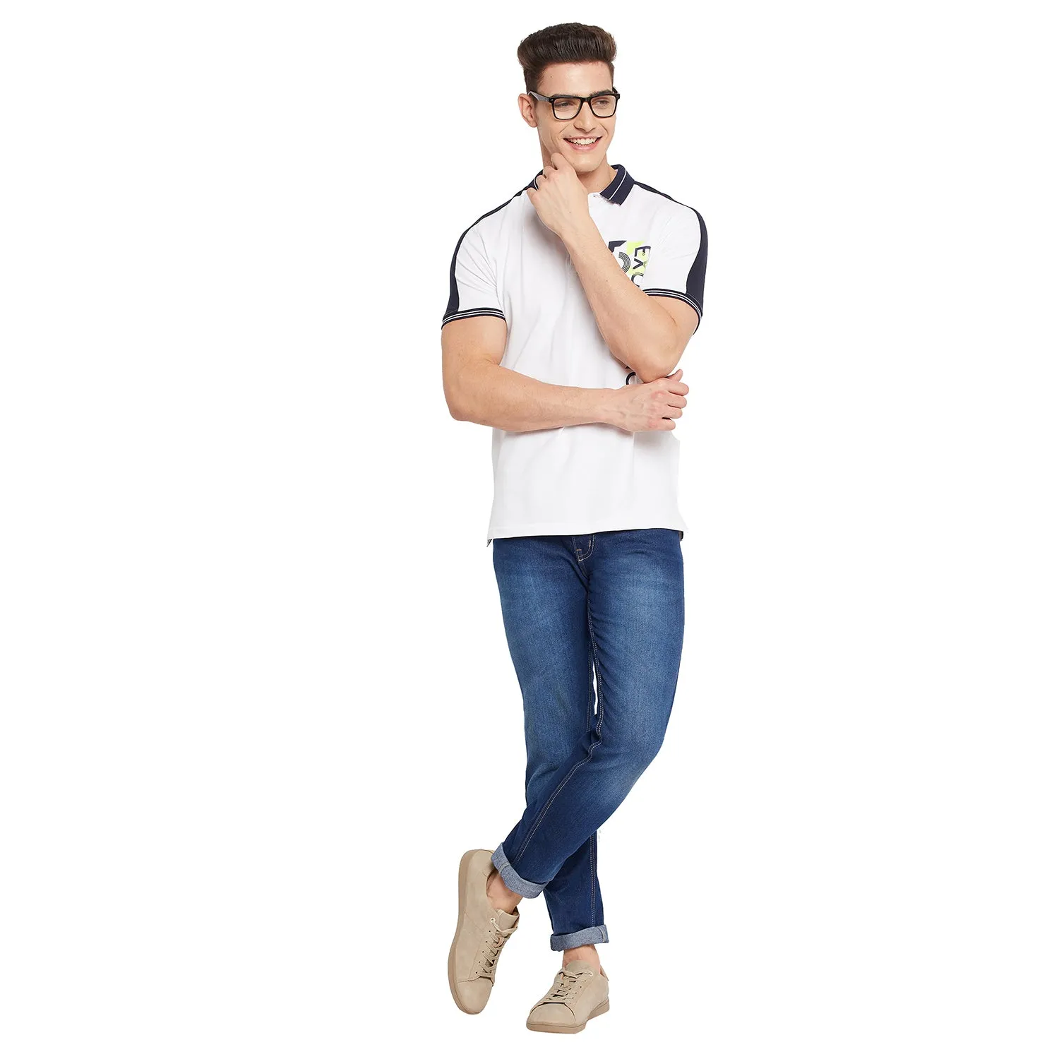 Duke Stardust Men Half Sleeve Cotton T-shirt (LF5207)
