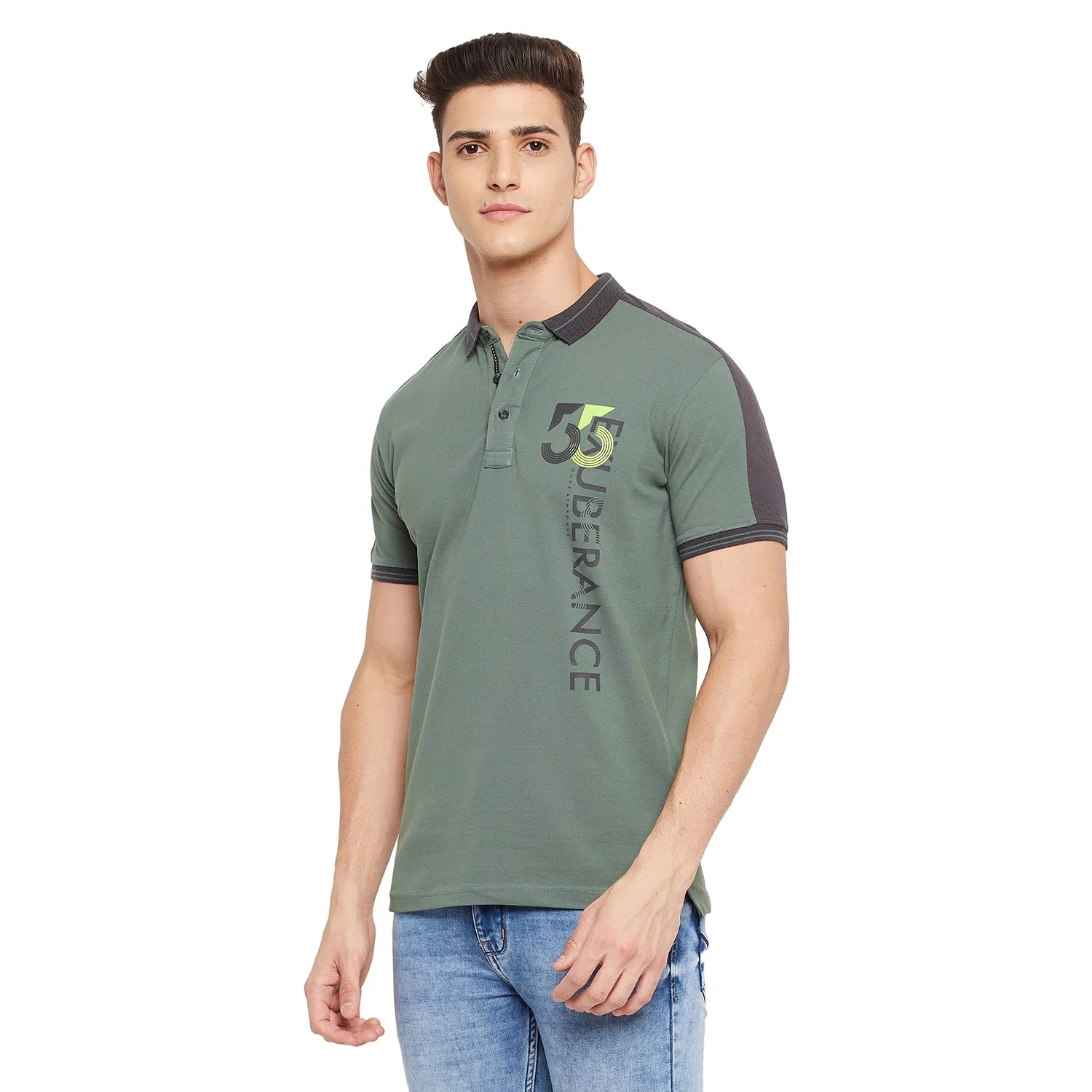 Duke Stardust Men Half Sleeve Cotton T-shirt (LF5207)