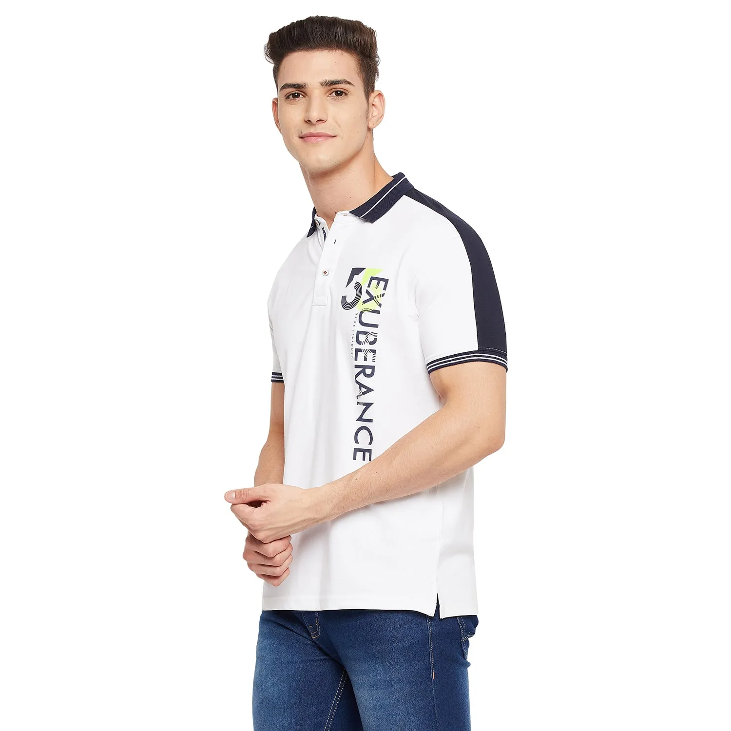 Duke Stardust Men Half Sleeve Cotton T-shirt (LF5207)