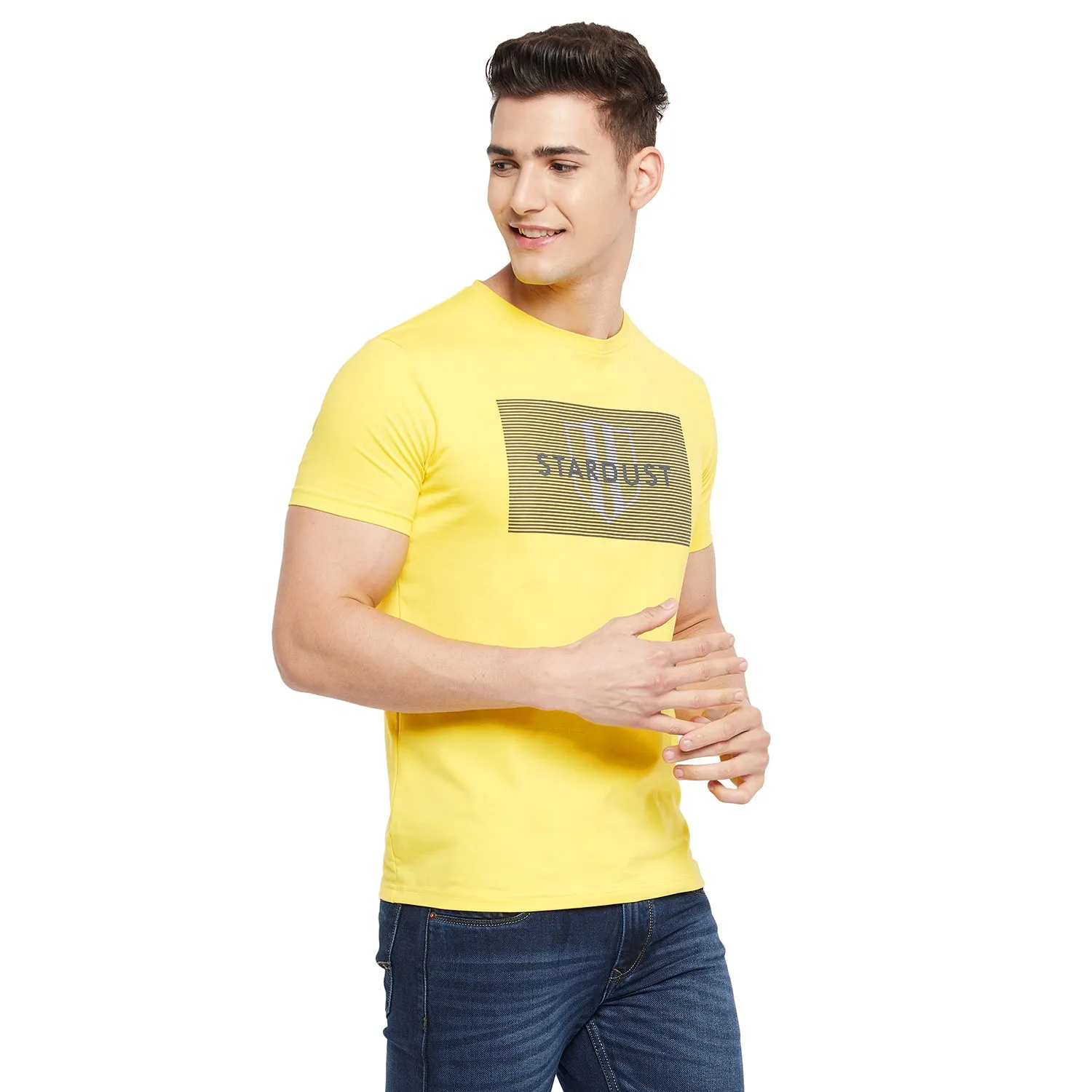 Duke Stardust Men Half Sleeve Cotton T-Shirt (LF5235)