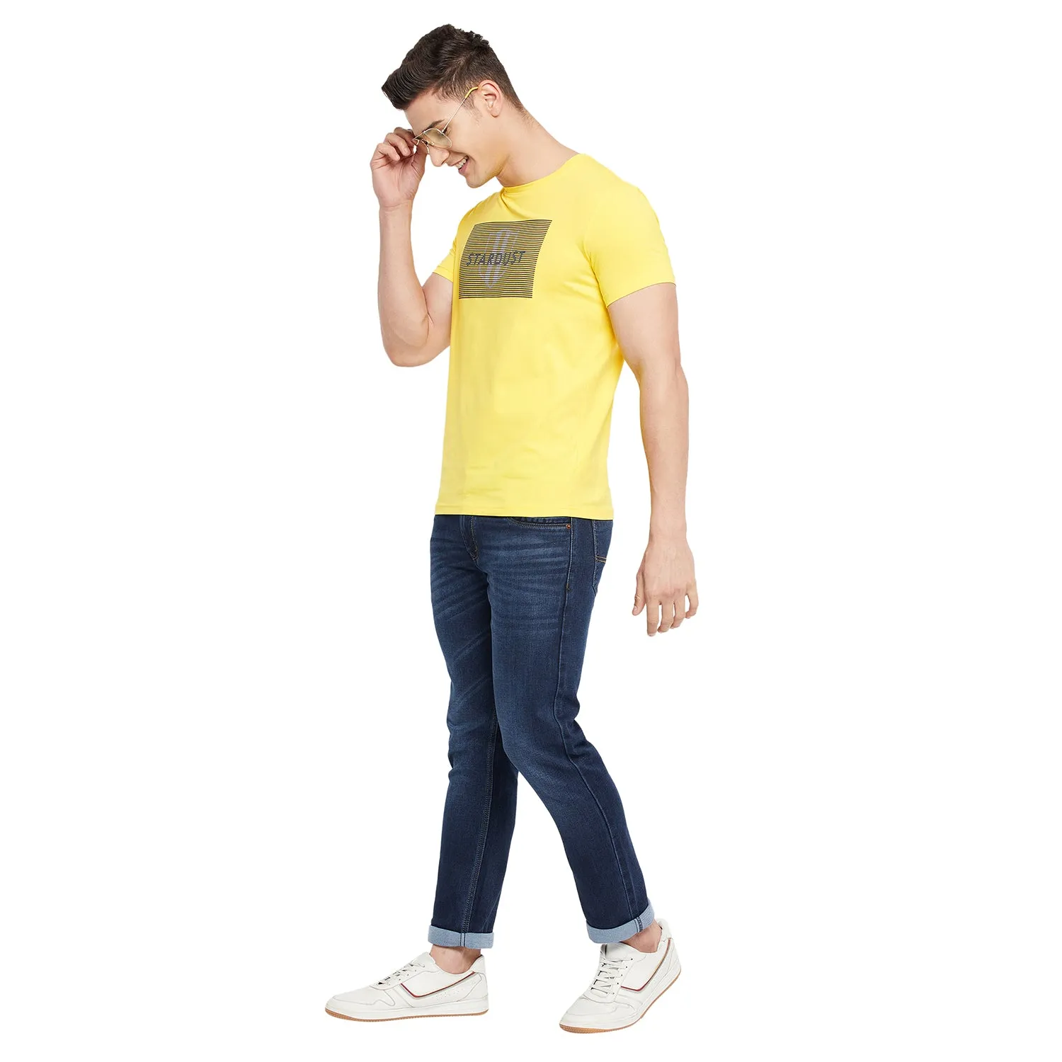 Duke Stardust Men Half Sleeve Cotton T-Shirt (LF5235)