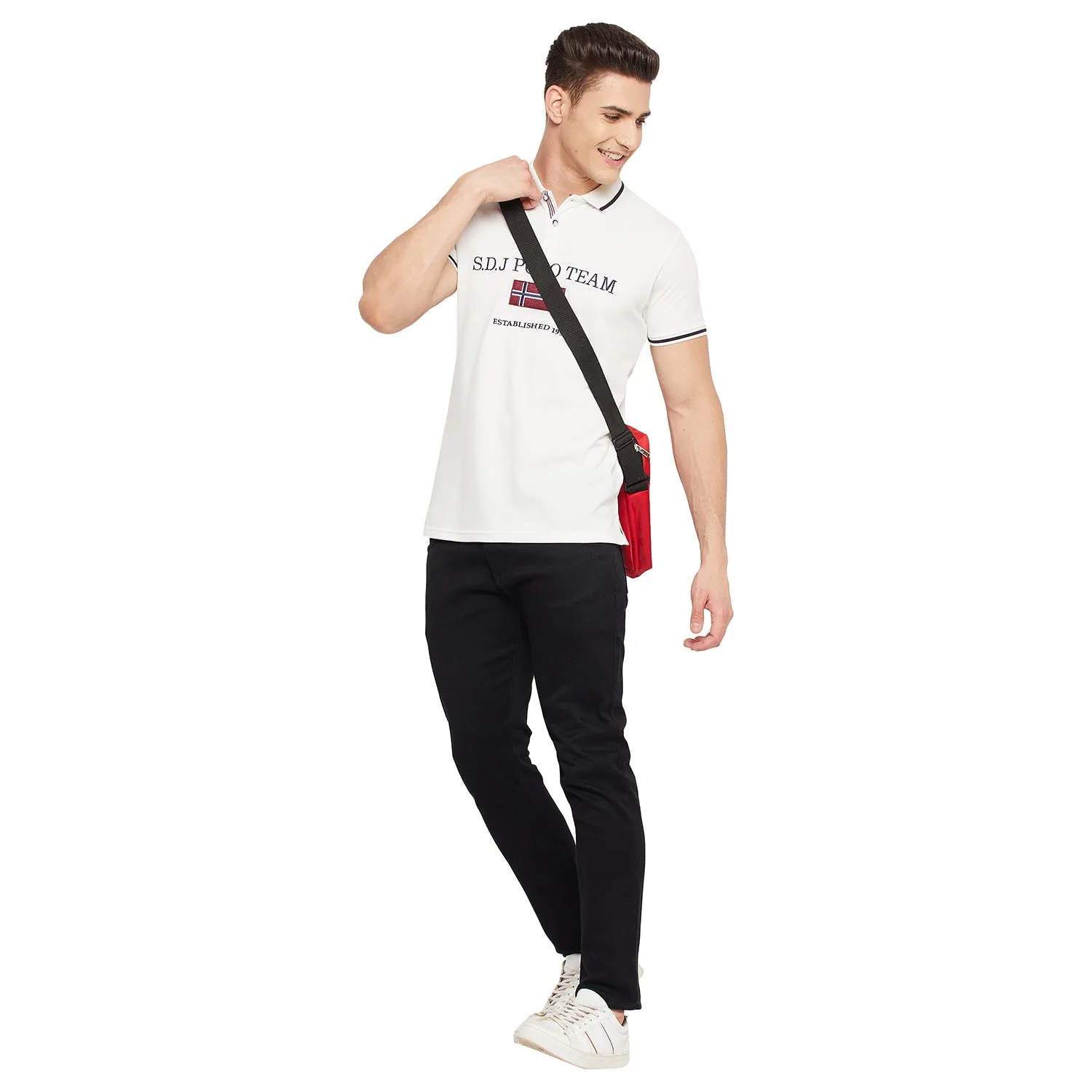 Duke Stardust Men Half Sleeve Cotton T-shirt (LF5236)