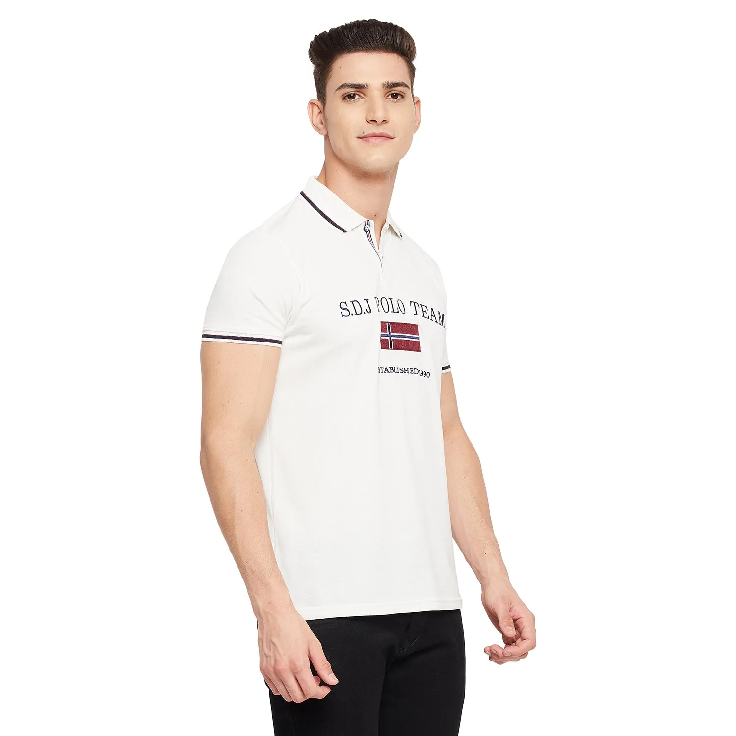 Duke Stardust Men Half Sleeve Cotton T-shirt (LF5236)