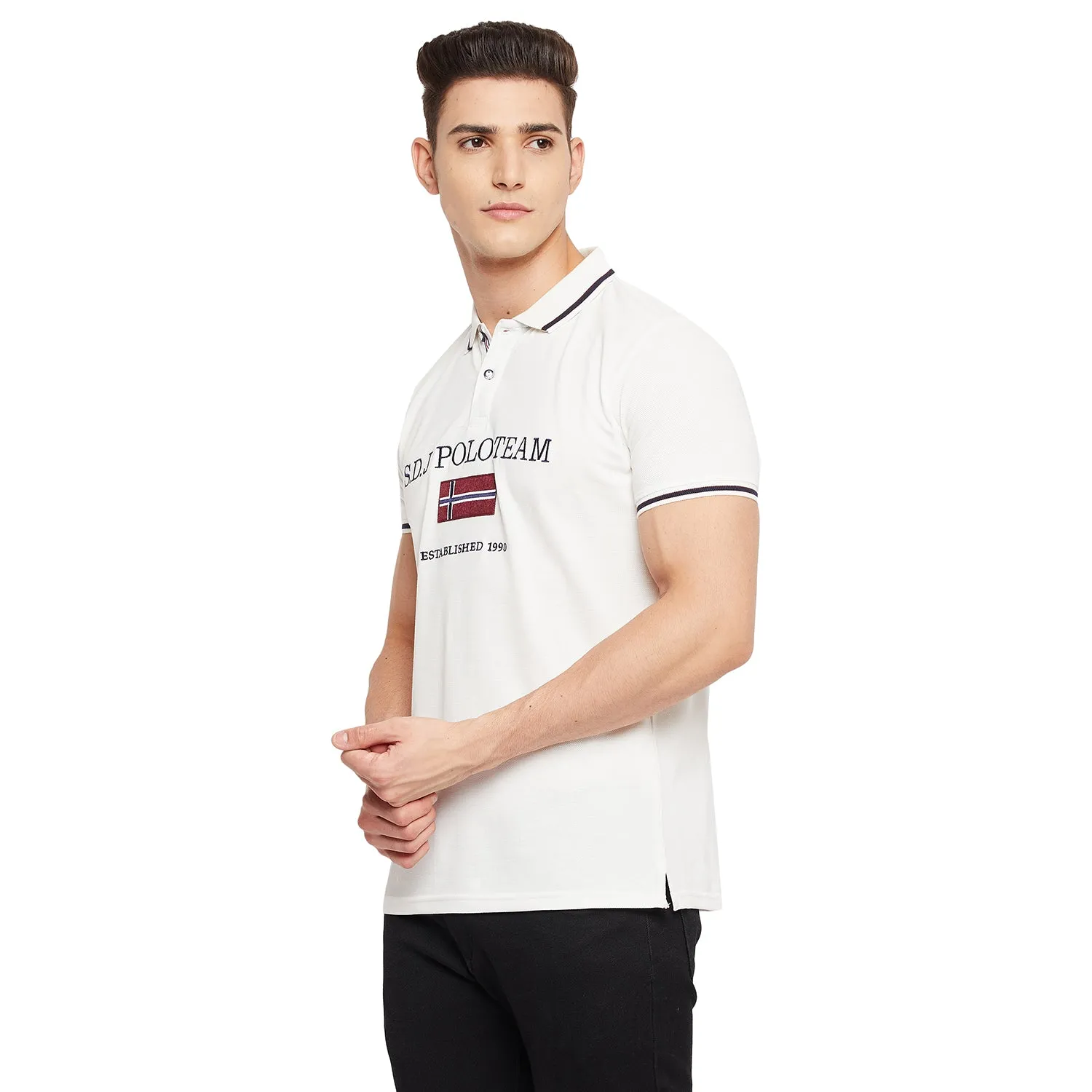 Duke Stardust Men Half Sleeve Cotton T-shirt (LF5236)