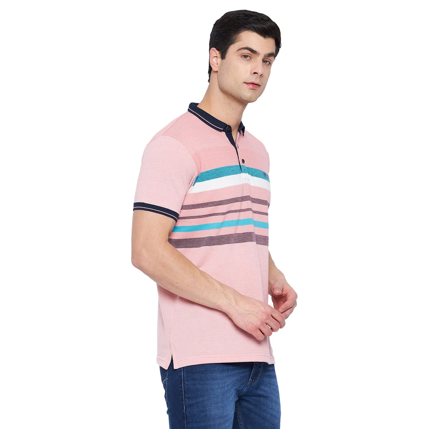 Duke Stardust Men Half Sleeve Cotton T-shirt (LF5241)