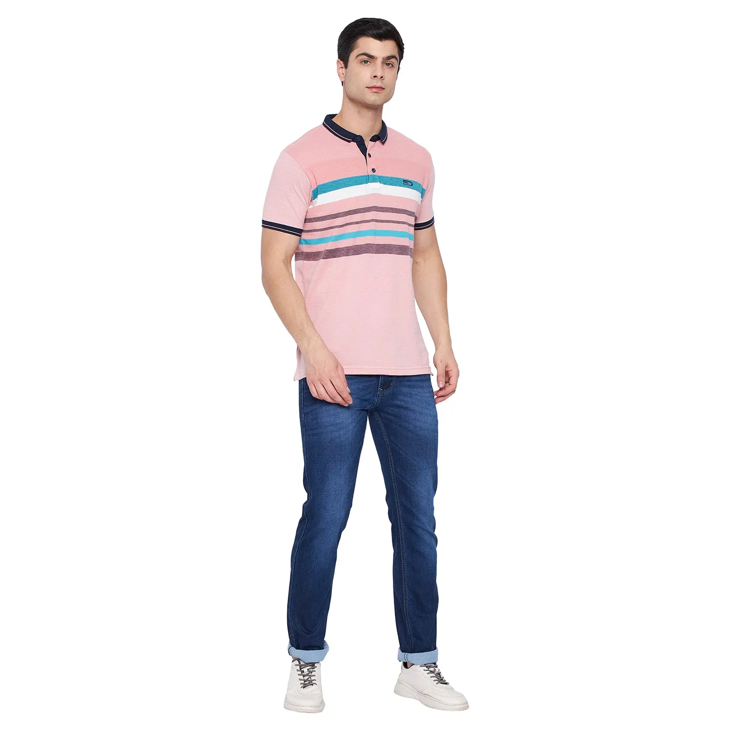 Duke Stardust Men Half Sleeve Cotton T-shirt (LF5241)