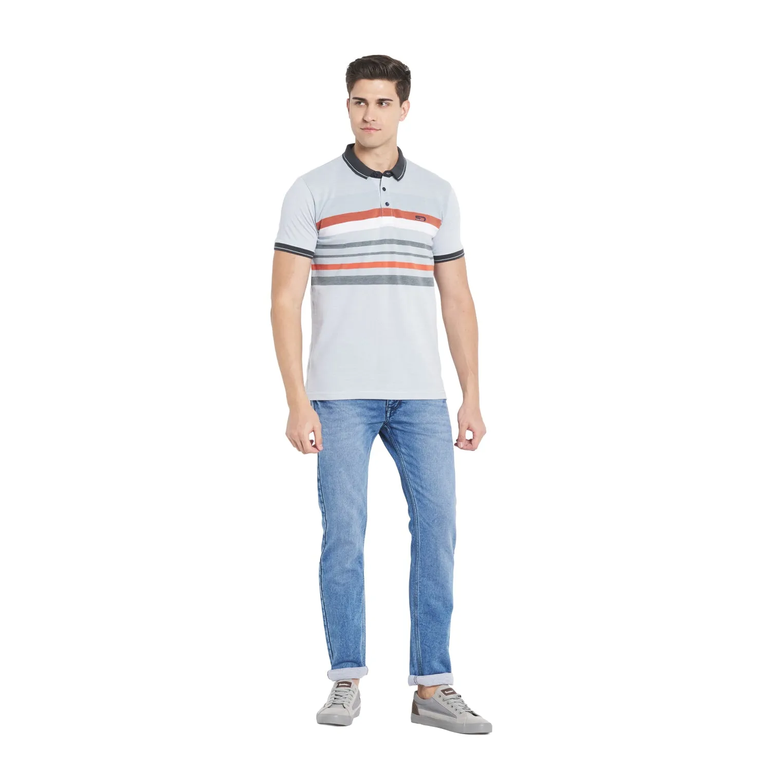 Duke Stardust Men Half Sleeve Cotton T-shirt (LF5241)