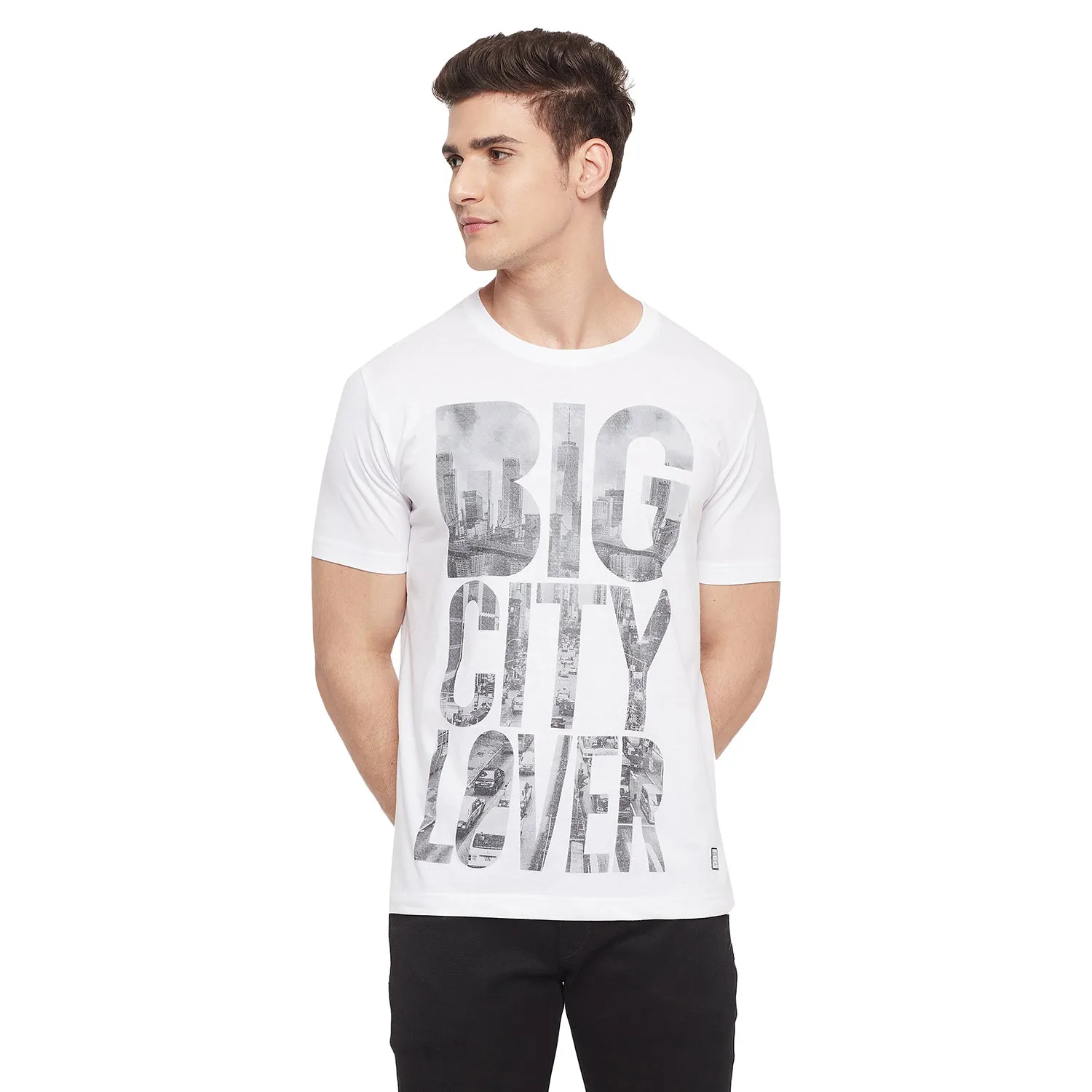 Duke Stardust Men Half Sleeve Cotton T-shirt (LF5255)