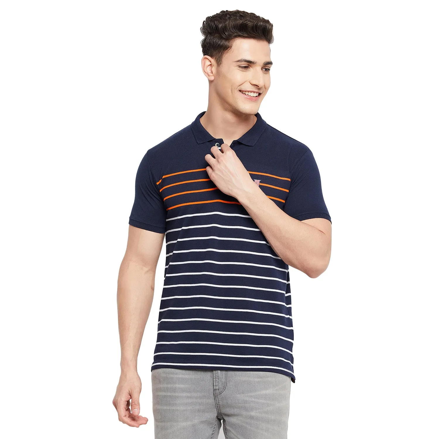 Duke Stardust Men Half Sleeve Cotton T-Shirt (LF5296)
