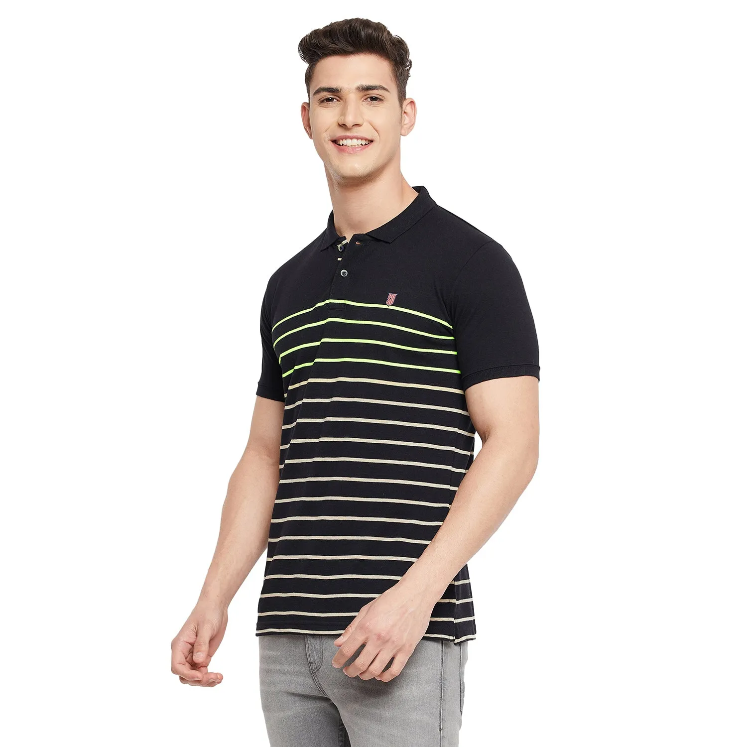 Duke Stardust Men Half Sleeve Cotton T-Shirt (LF5296)
