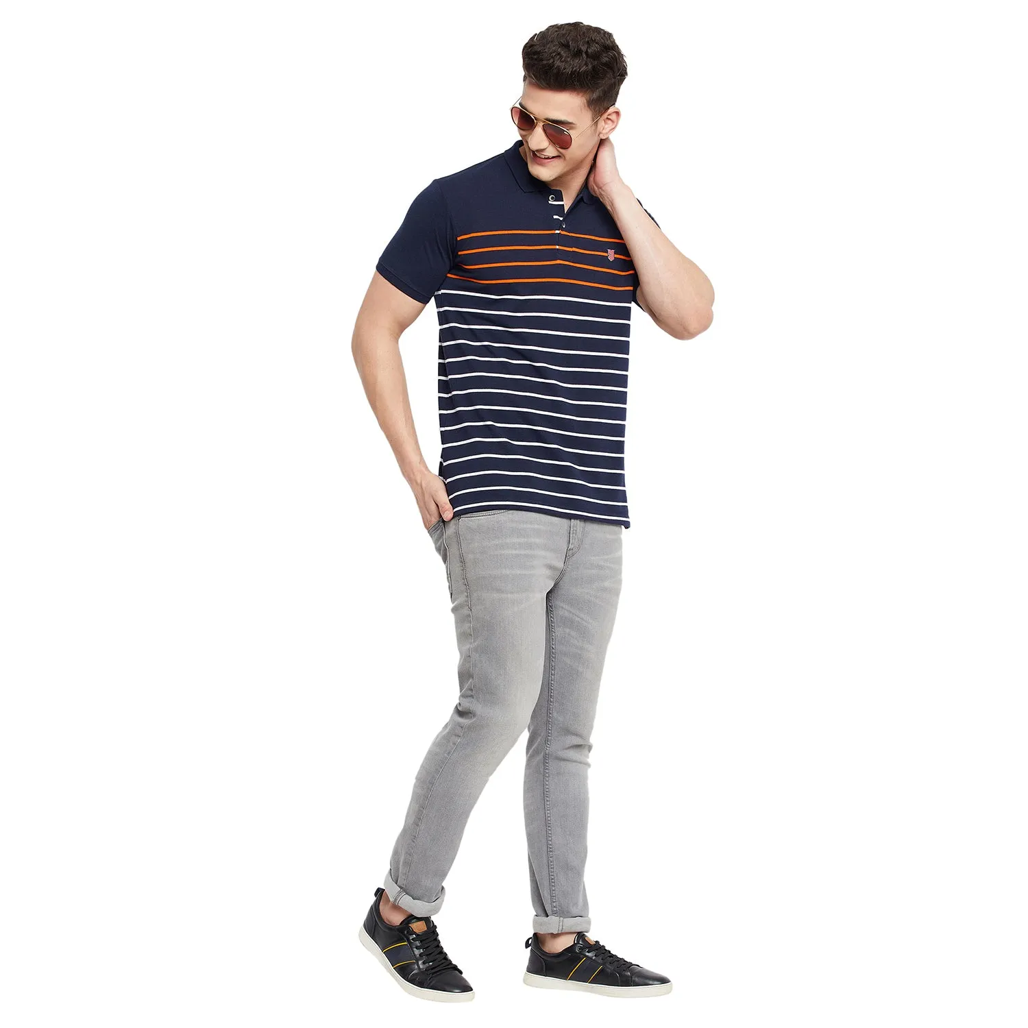Duke Stardust Men Half Sleeve Cotton T-Shirt (LF5296)