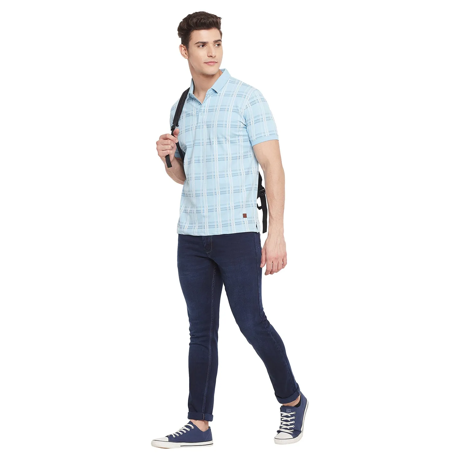 Duke Stardust Men Half Sleeve Cotton T-shirt (LF5333)