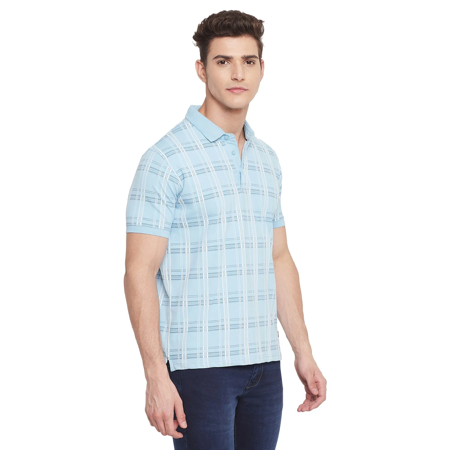 Duke Stardust Men Half Sleeve Cotton T-shirt (LF5333)