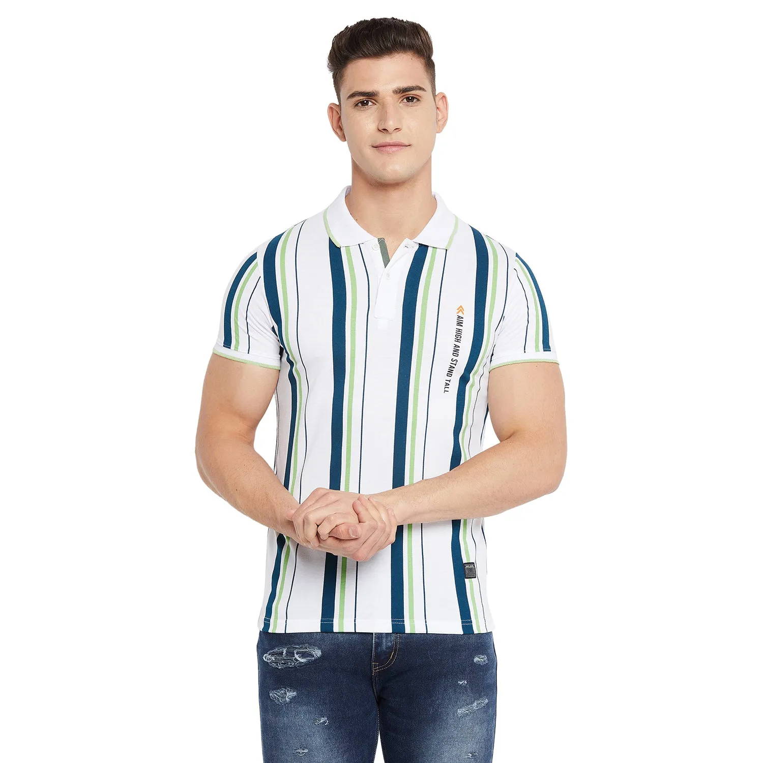 Duke Stardust Men Half Sleeve Cotton T-shirt (LF5405)
