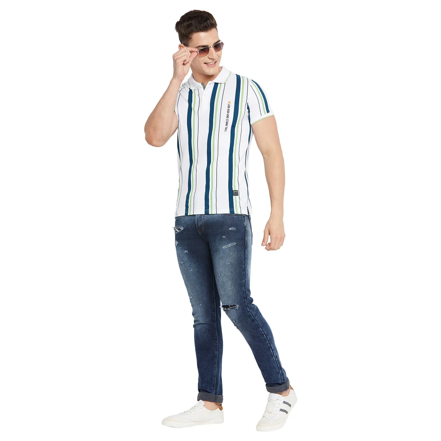 Duke Stardust Men Half Sleeve Cotton T-shirt (LF5405)