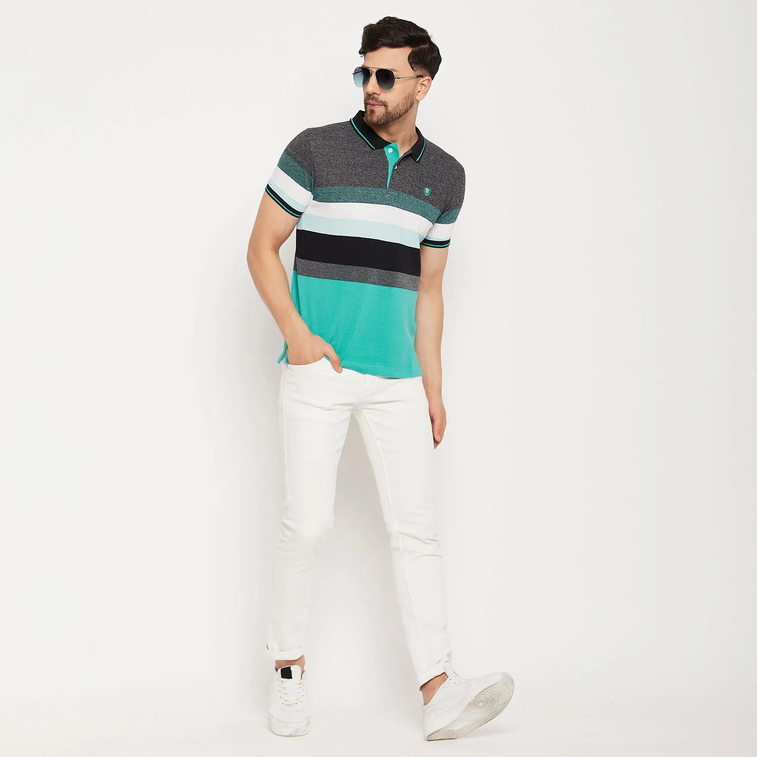 Duke Stardust Men Half Sleeve Cotton T-shirt (LF7005)