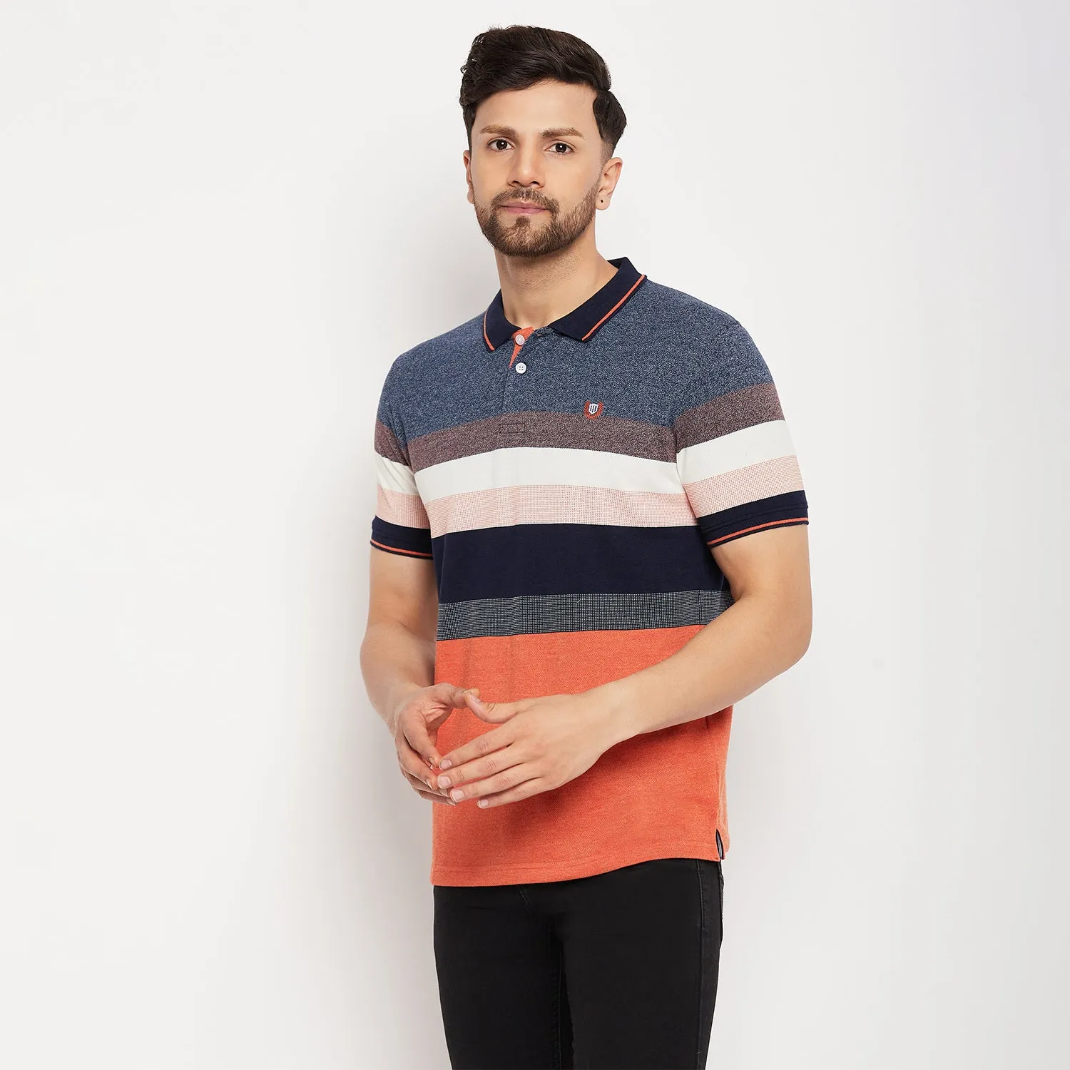 Duke Stardust Men Half Sleeve Cotton T-shirt (LF7005)