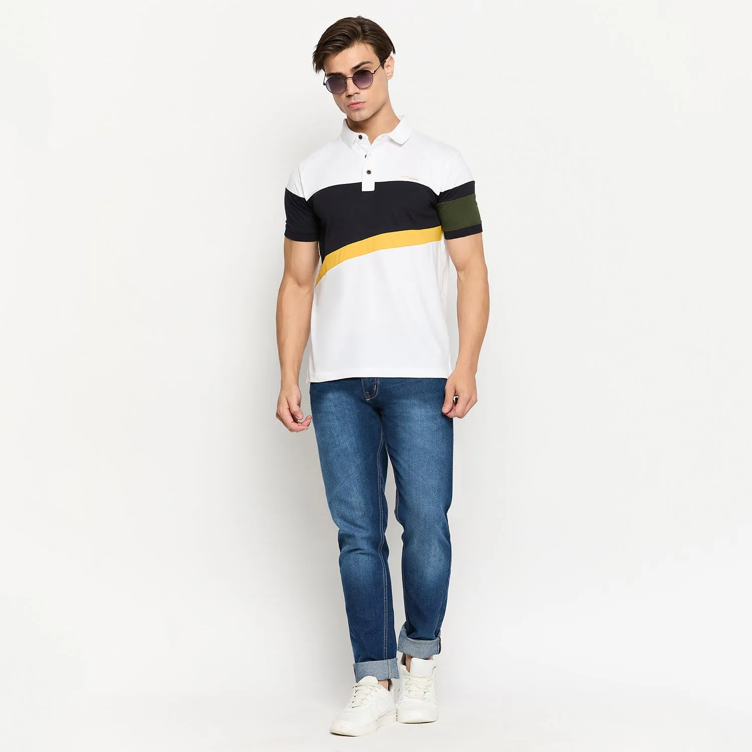 Duke Stardust Men Half Sleeve Cotton T-shirt (LF7257)
