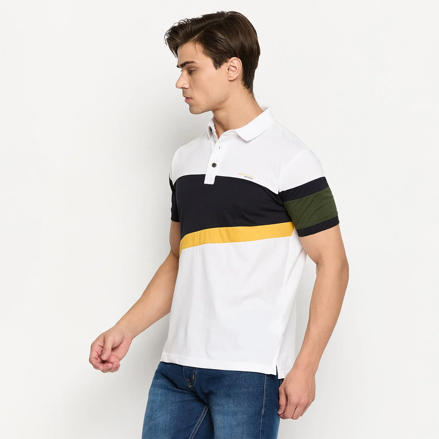 Duke Stardust Men Half Sleeve Cotton T-shirt (LF7257)