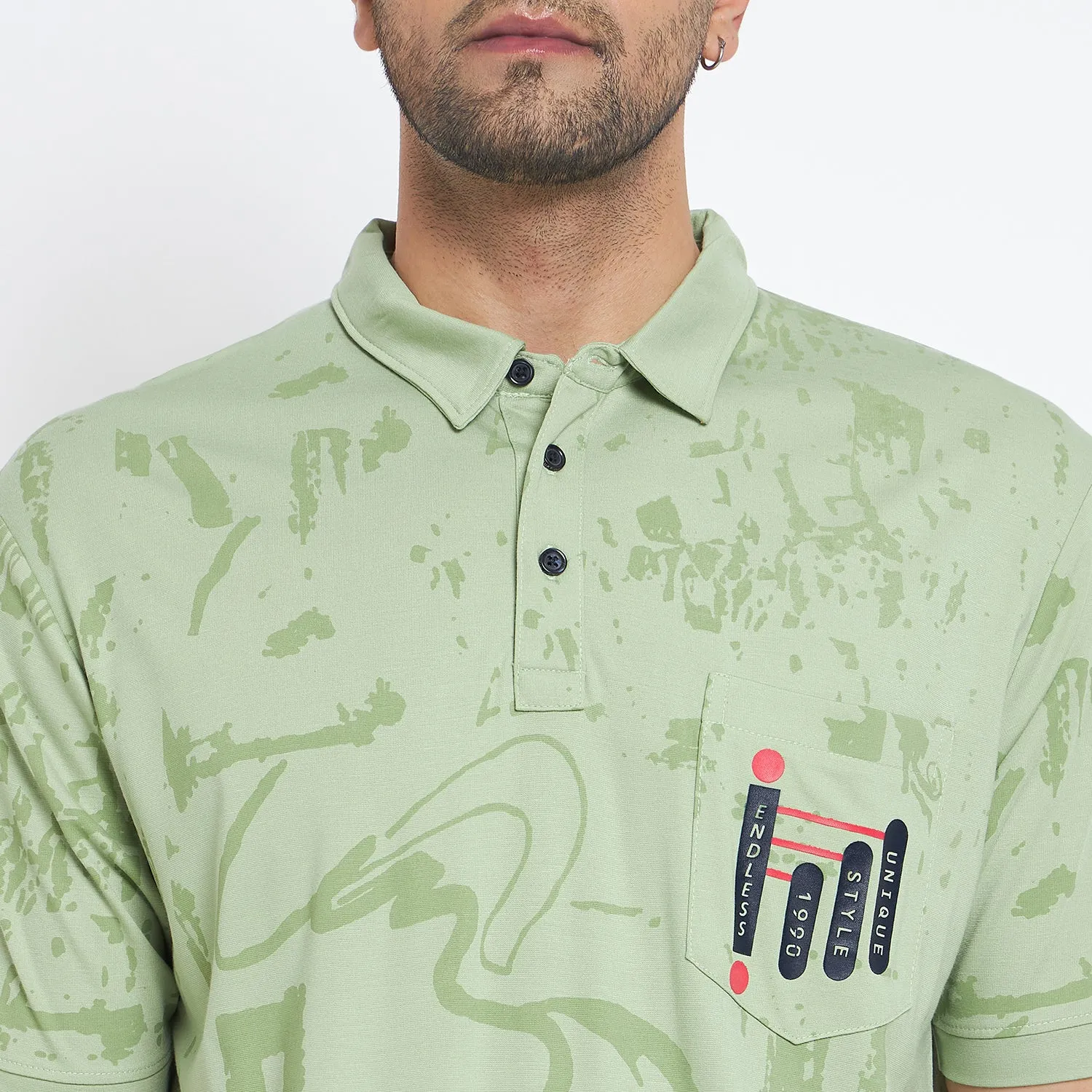 Duke Stardust Men Half Sleeve Cotton T-shirt (MLF7118)