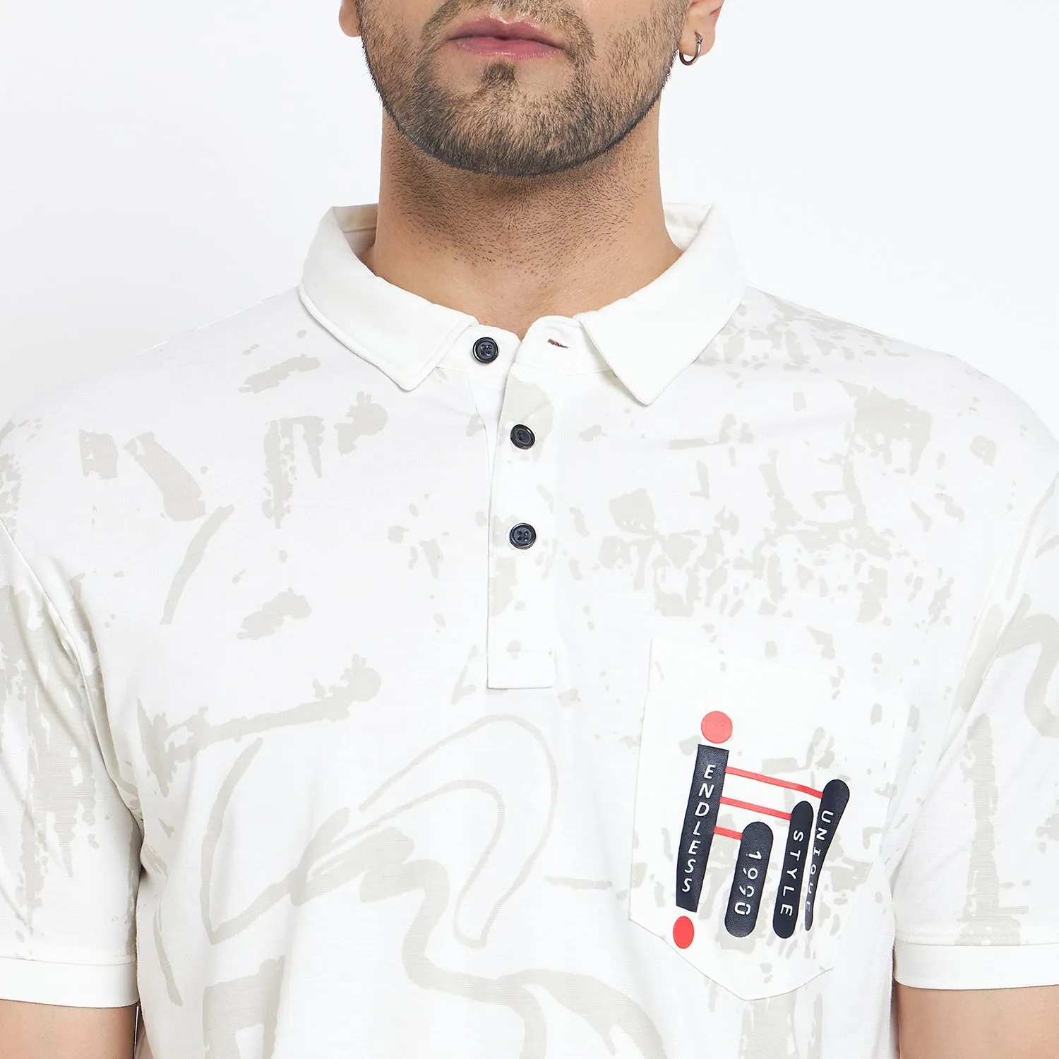 Duke Stardust Men Half Sleeve Cotton T-shirt (MLF7118)