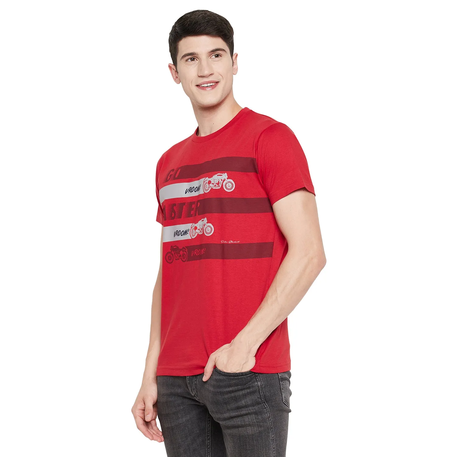 Duke Stardust Men Half Sleeve Cotton T-Shirt (MTLF334)